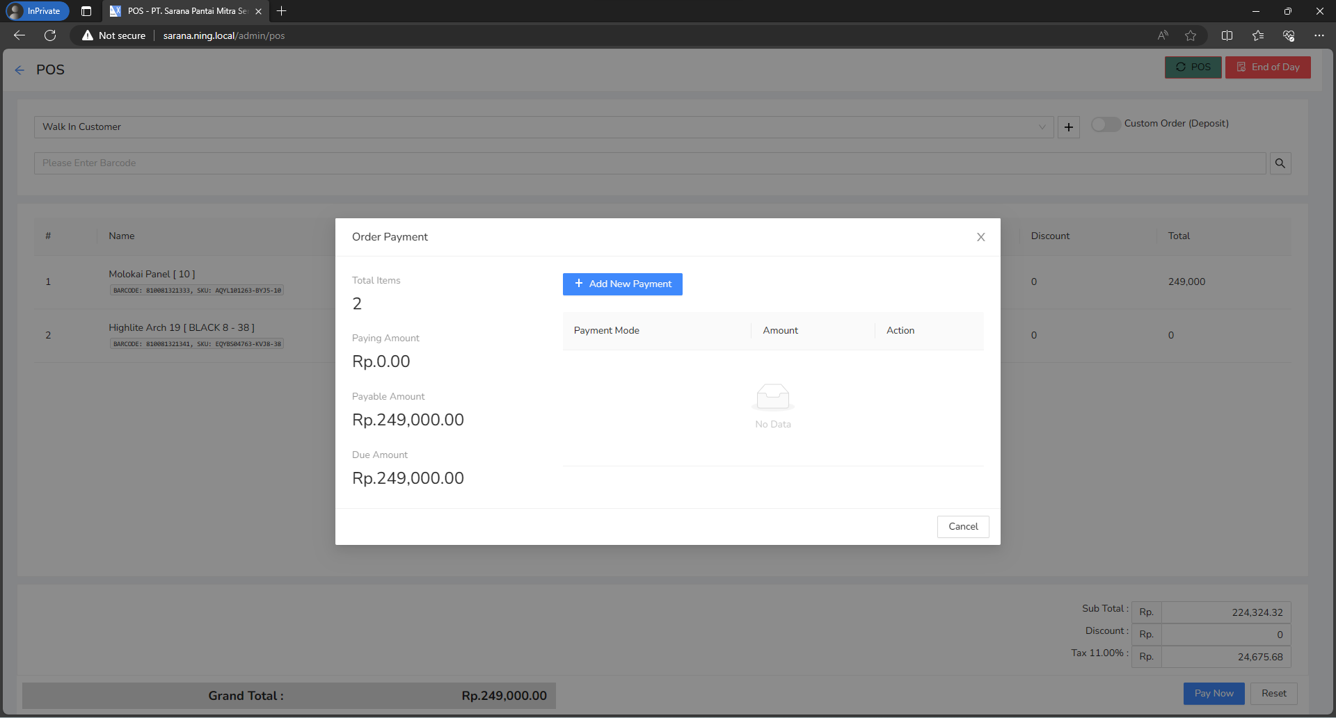 Authorized, ready for Payments